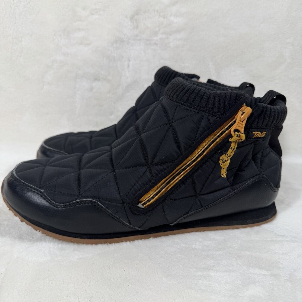 Teva Ember Commute Waterproof Quilted Ankle Boots Black Men’s 9